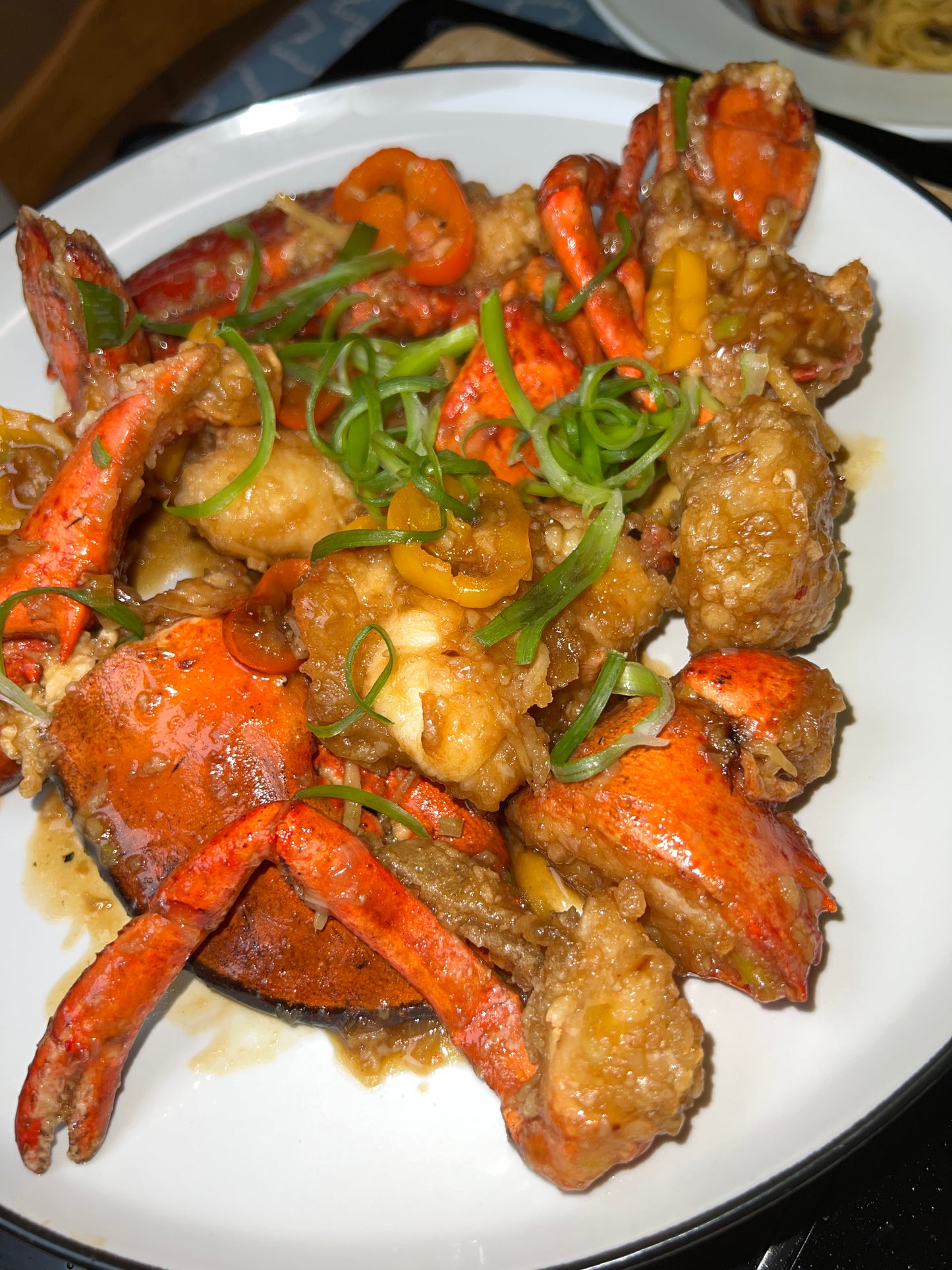 Ginger Scallion Lobster