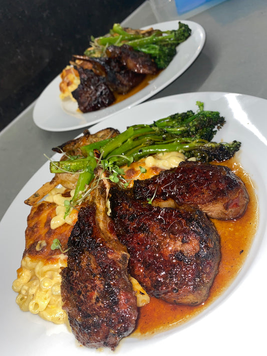 The Signature glazed Lamb cutlets